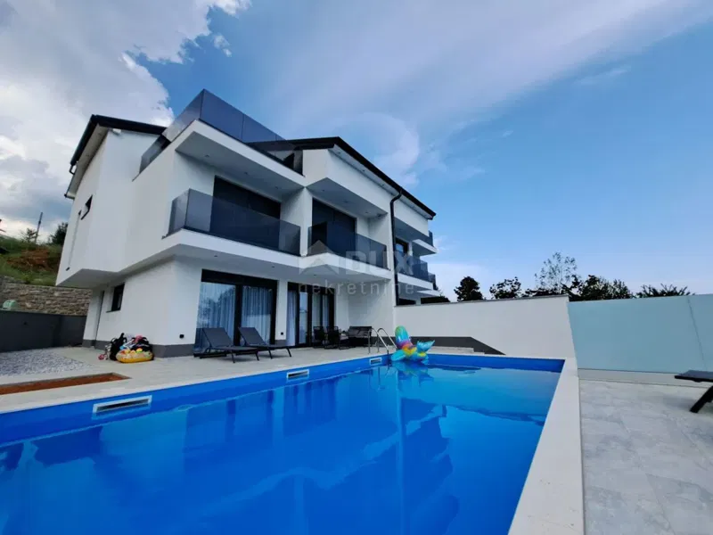 OPATIJA, LOVRAN - luxury villa with two apartments, two swimming pools and sea view – 3