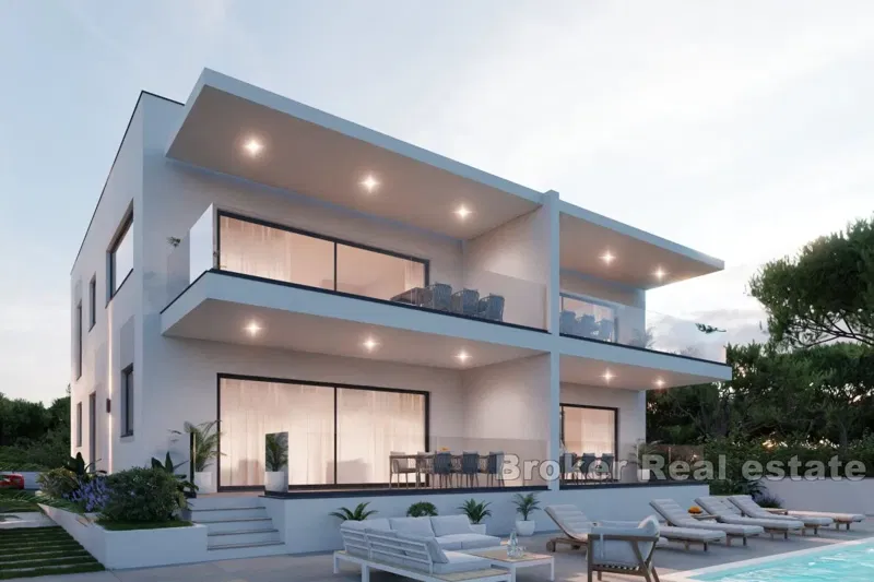 Modern apartments in a new building with a pool and a view of the sea – 2
