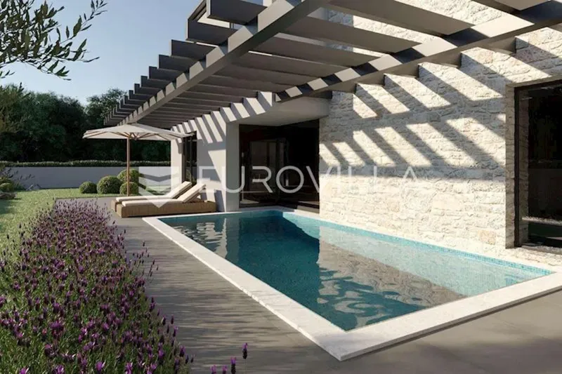 Istria, Šišan, modern semi-detached house with swimming pool 140 m3 – 2