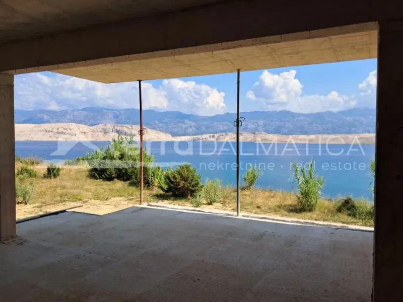 Pag, apartment with a panoramic view of the sea and Velebit – 2