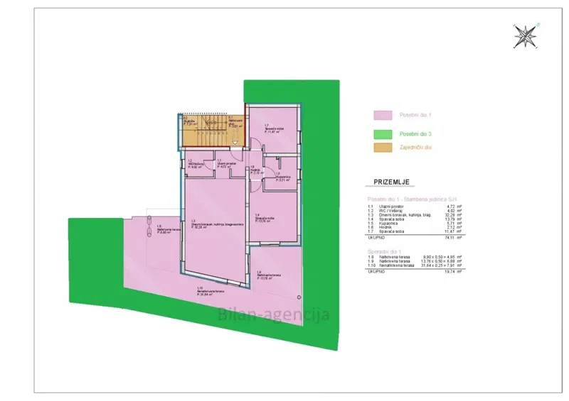 New construction, apartment with garden, € 299,000 – 3