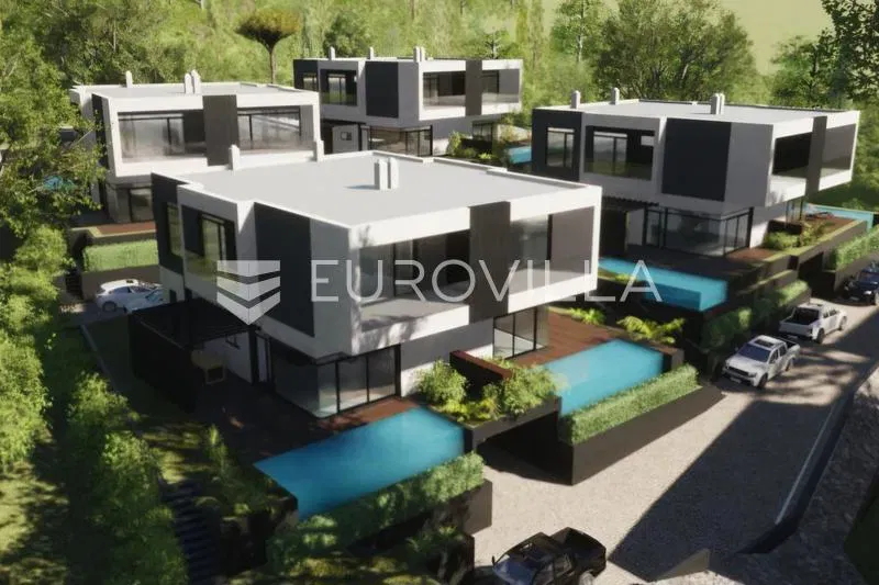Kostrena, Saint Lucia, luxury semi-detached house with pool and sea view – 2
