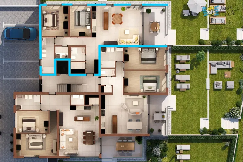 Nice and spacious apartment in Novigrad - 1000m from the sea! – 2