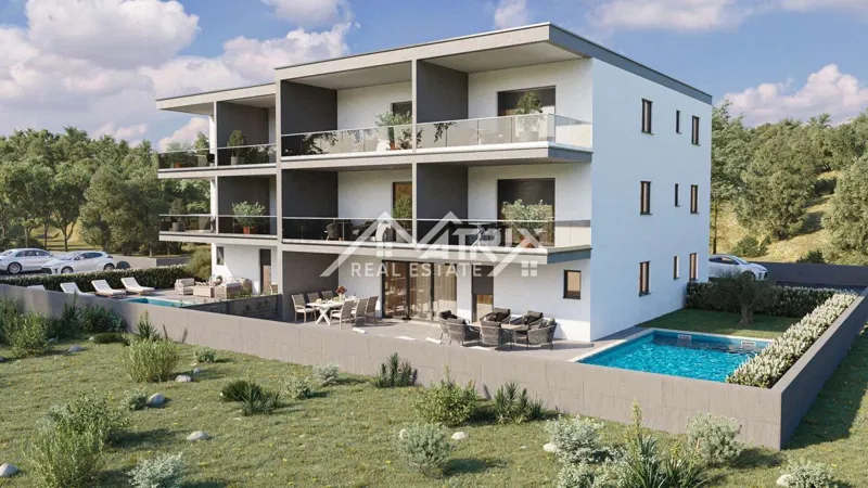 Novigrad, Wohnung in einem Neubau 700 m vom Meer entfernt! – 2