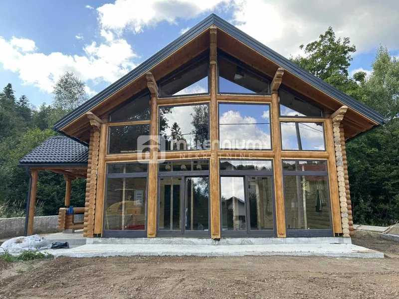 Gorski Kotar, Fužine, projekt - drvena kuća u blizini jezera – 2
