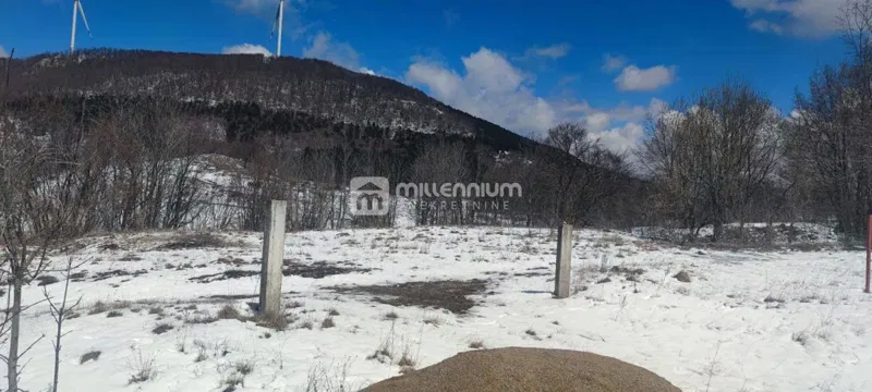 Senj, Krivi put, građ. zemljište s ucrtanom ruševinom