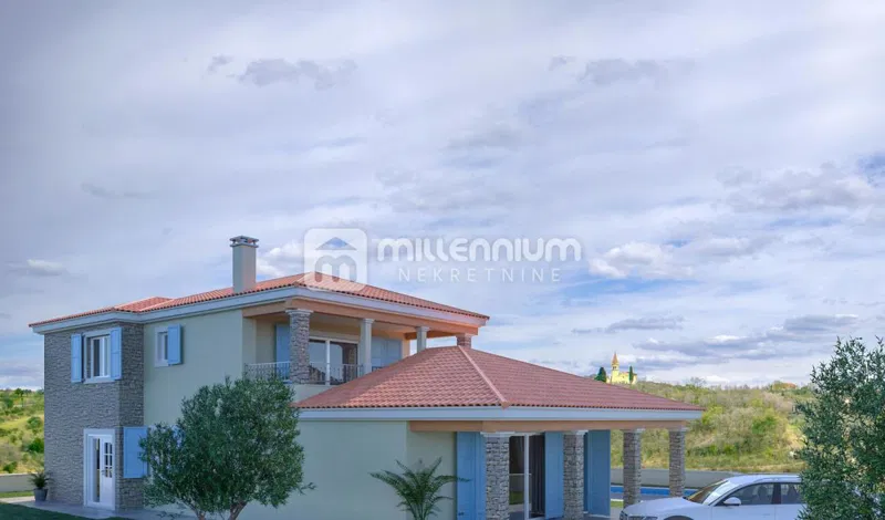 Istra, Momjan, novogradnja, vila s bazenom – 2