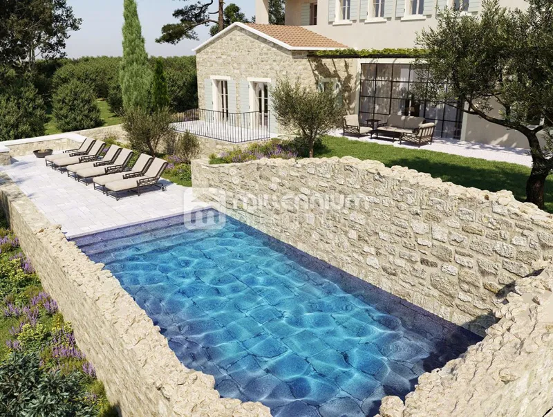 Istra, Brtonigla, exclusivna vila s kamenim bazenom – 2
