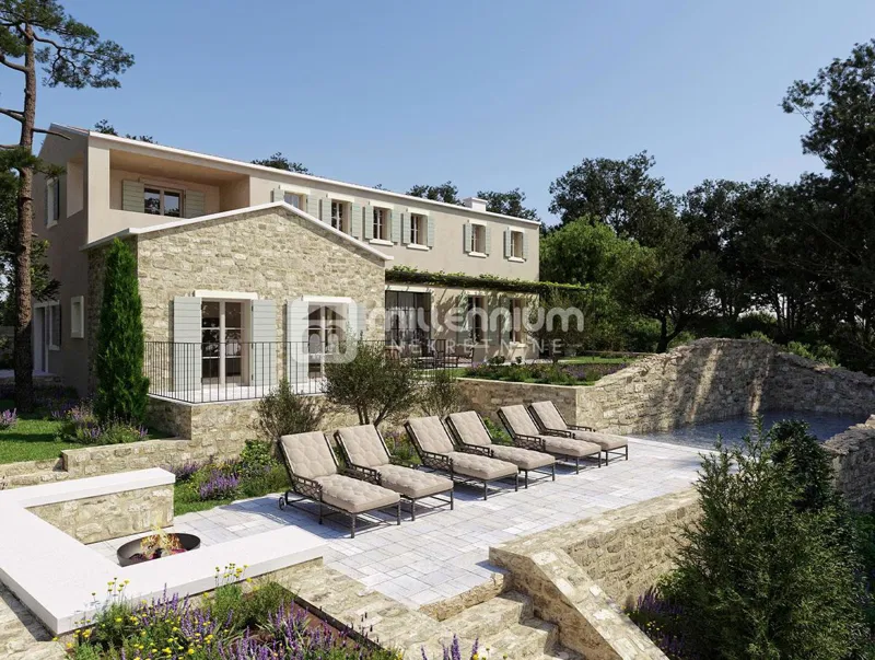 Istra, Brtonigla, exclusivna vila s kamenim bazenom – 3
