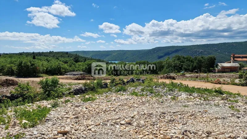 Istra, Labin, 1.622m2, građevinsko zemljište s pogledom na more – 2
