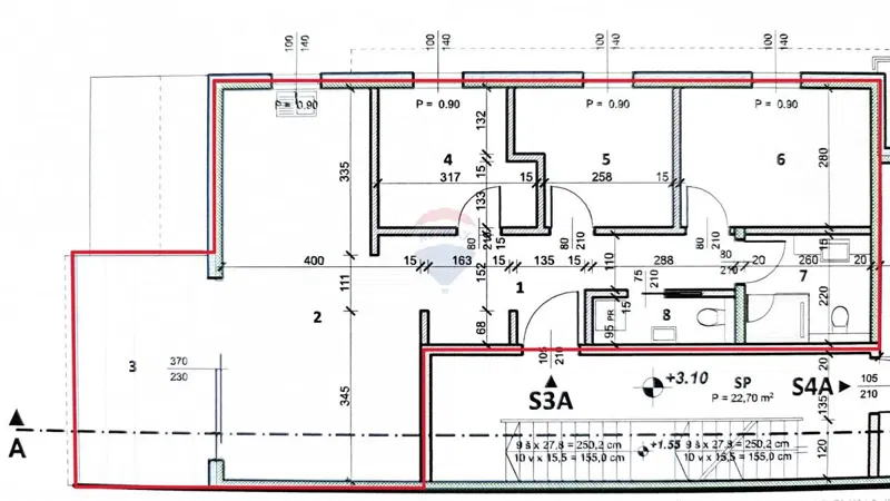 Appartamento Umag, 87,40m2 – 2