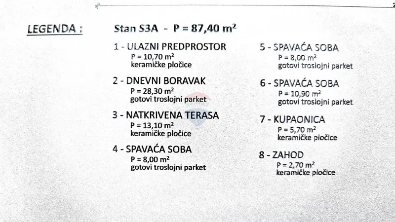 Appartamento Umag, 87,40m2 – 3
