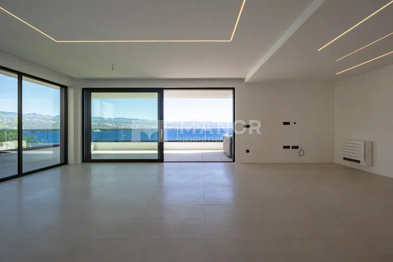 OPATIJA – Luxury 3-bedroom + dining room apartment, sea view, elevator, new building, 144.30 m² – 3