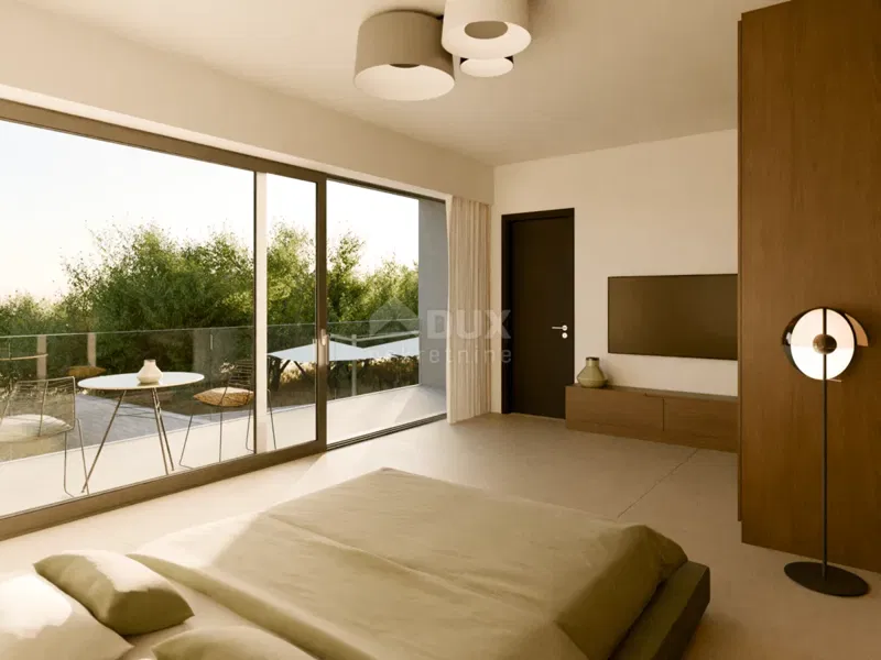 KRK SZIGET, BRZAC - Modern ikerház medencével 40 m2 – 3