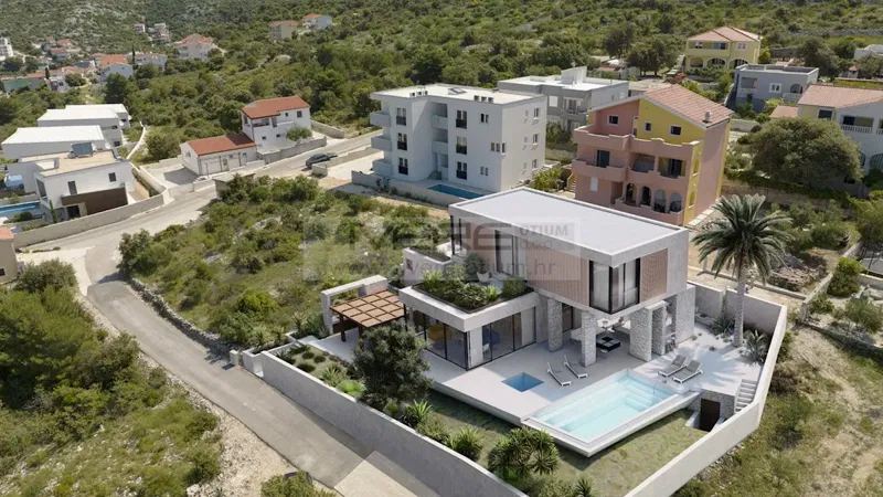 Puristic sea view villa under construction – 2