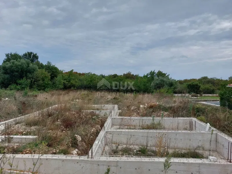 ISTRIA, RABAC, SURROUNDINGS - Land with building permit and construction started – 2