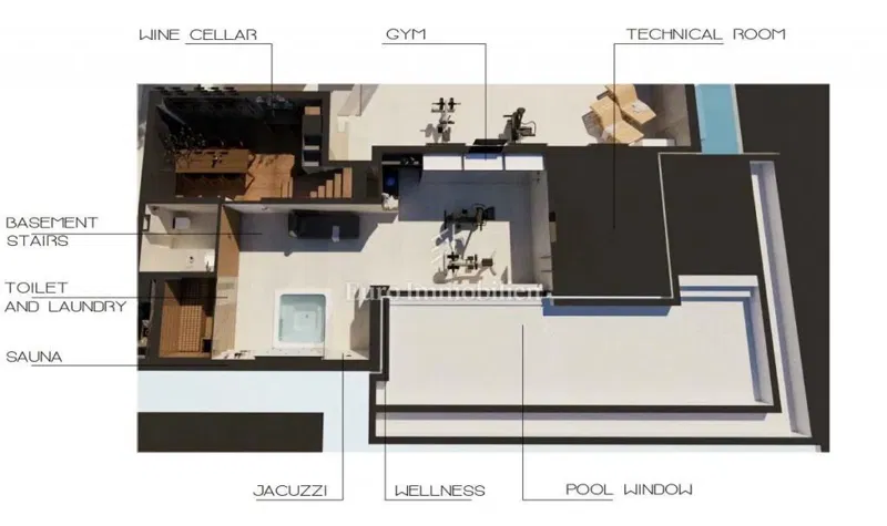 First row to the sea, ground floor apartment with pool – 3