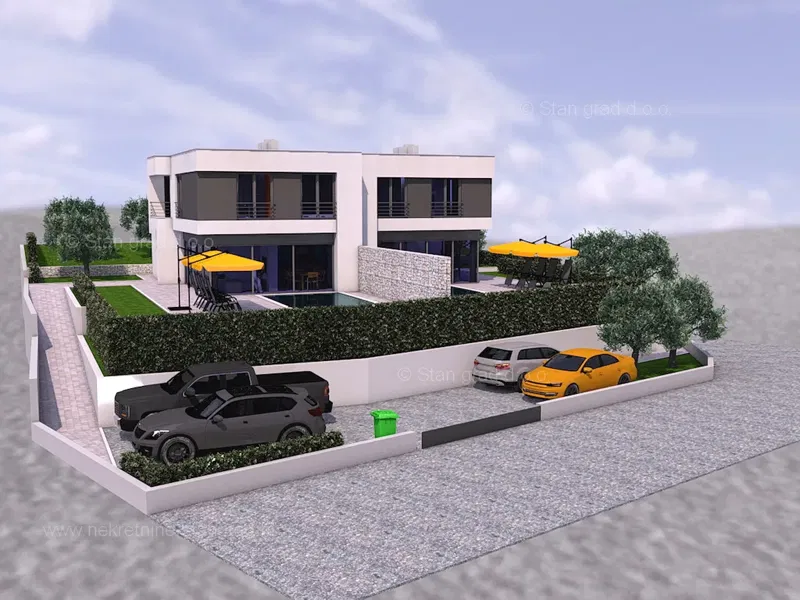 Vrbnik area, building plot with building permit! – 2