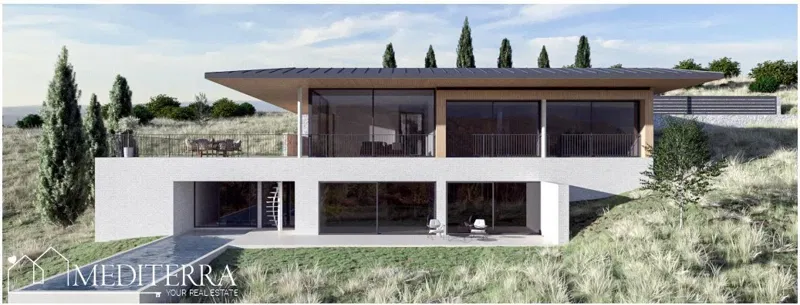 Terreno edificabile con bella vista e progetto, Krasica, Buje – 3
