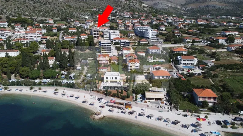 Apartment S1 on the upper ground floor, 250 m from the sea, Seget Donji – 3