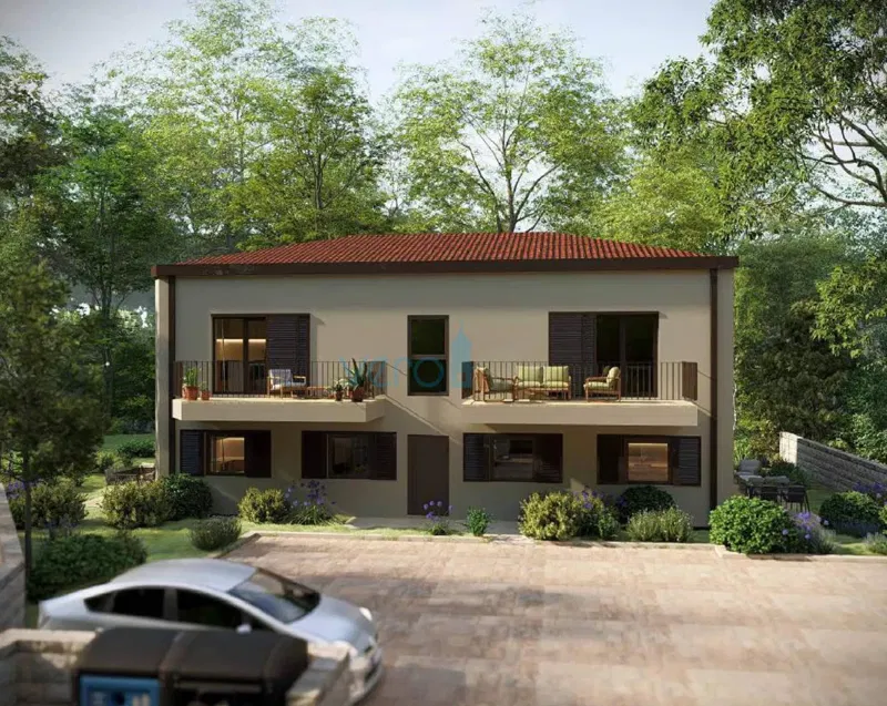 Isola di Krk, Omišalj, appartamento bilocale al 1° piano, nuova costruzione, vista mare, ripostiglio, vendita – 2