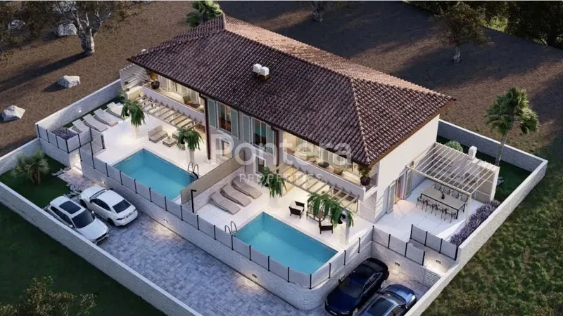 MALINSKA, casa bifamiliare 140 m2 con piscina! – 3