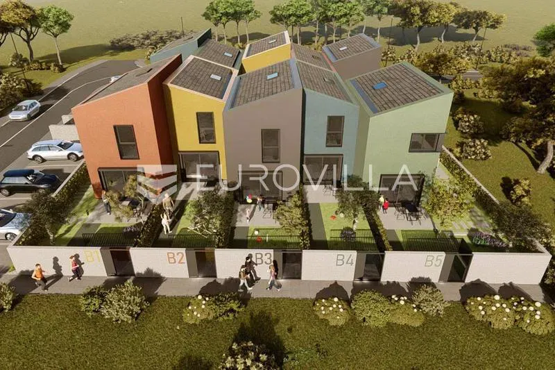 Poreč, modern terraced house A5 with garden and swimming pool, 120 m² – 3