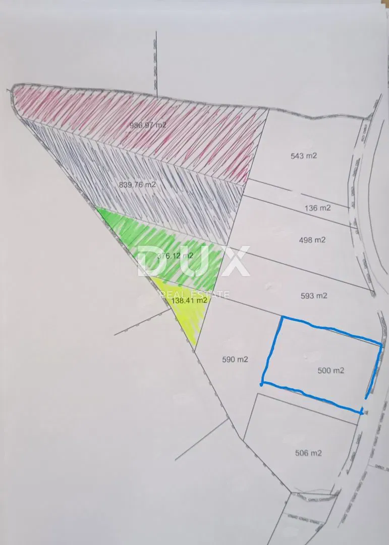 ISTRIA, KUŽINIĆI - Terreno edificabile con progetto già pagato per una casa prefabbricata con piscina – 2