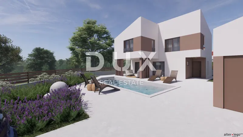 ISTRIA, KUŽINIĆI - Building land with a paid project for a prefabricated house with a swimming pool – 3