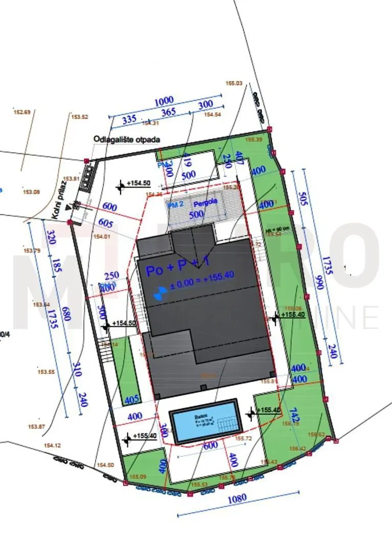 Krk, surroundings, building land with project documentation and construction in progress! – 3