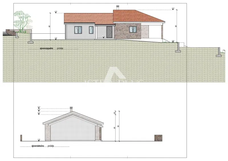Terreno edificabile con progetto, circondato da natura incontaminata – 3