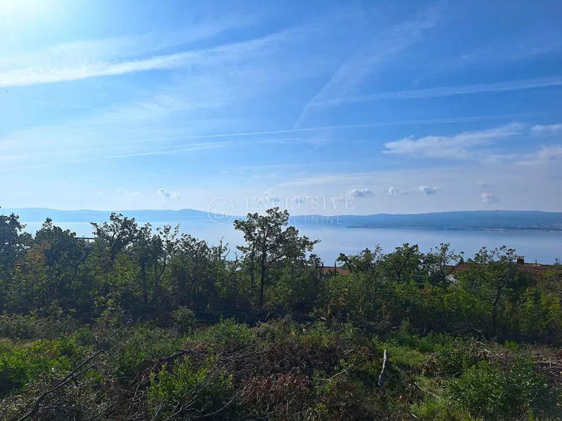 CRIKVENICA - ZEMLJIŠTE S PROJEKTOM I PANORAMSKIM POGLEDOM NA MORE – 2