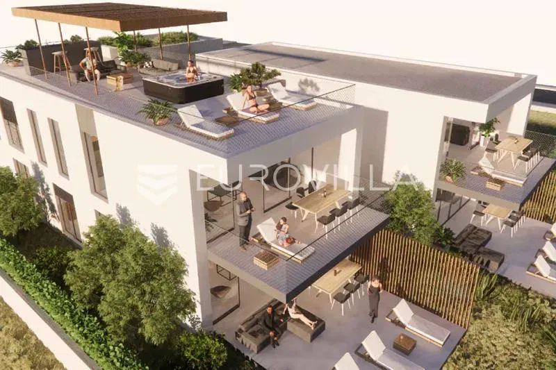 Ugljan, Ugljan luxury penthouse with jacuzzi, first row to the sea 125.87 m² – 2