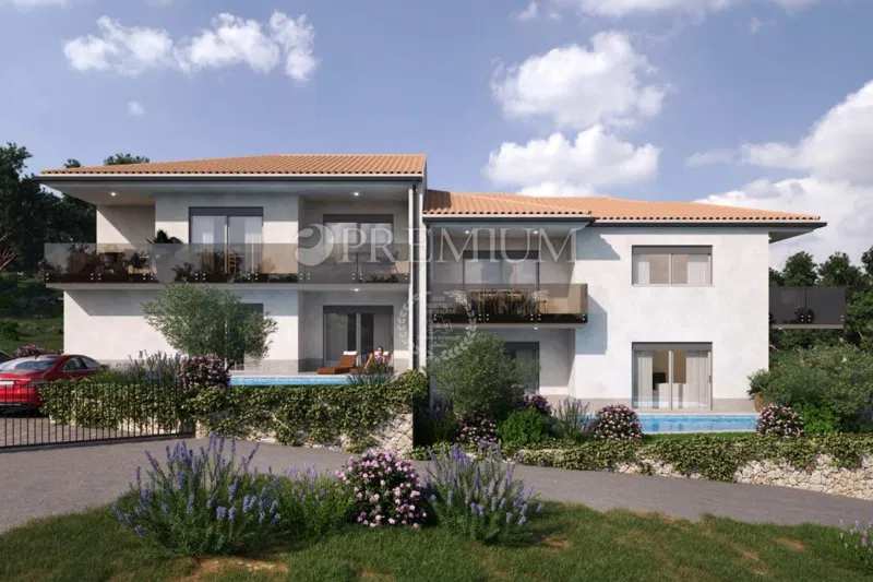 Vrbnik, Wohnung in einer Stadtvilla, mit Meerblick! – 3