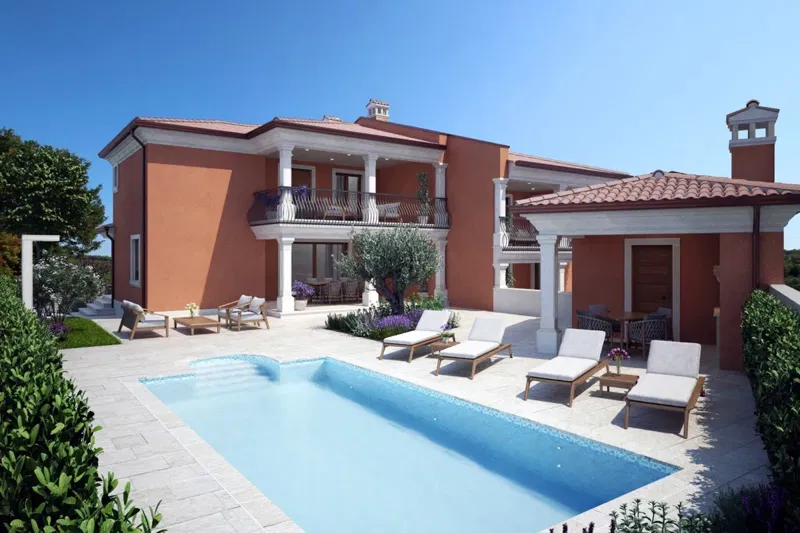 A nice semi-detached house with a swimming pool in the vicinity of Buje – 2