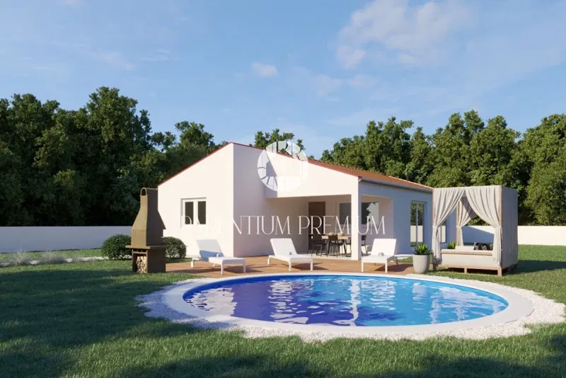Prefab detached house with a swimming pool and a large garden – 2