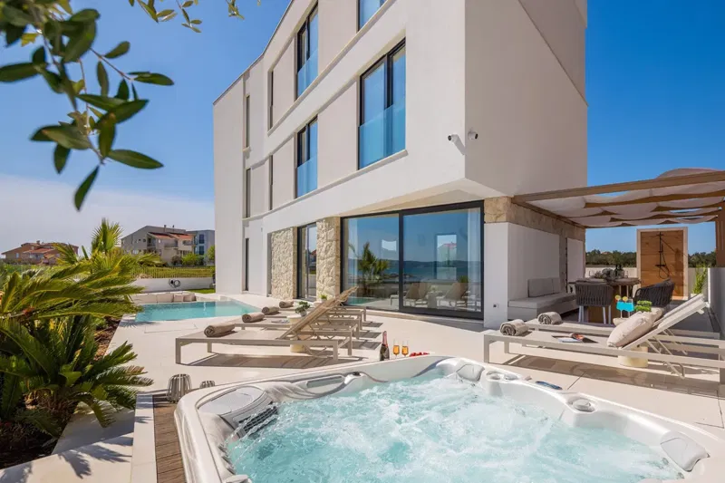 Villa by the beach, first row to the sea – 2