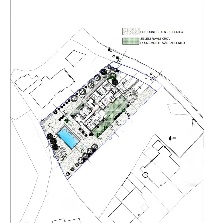 OPATIJA, IČIĆI - działka budowlana 2800m2 Z POZWOLENIEM NA LOKALIZACJĘ!! Oraz z widokiem na morze pod zabudowę mieszkaniową - mieszkania/apartamenty – 2