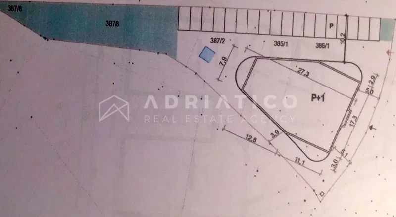 Rovinjsko selo, building plot for a residential and commercial building – 3