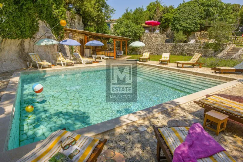 Pula, surroundings, beautiful stone villa with swimming pool – 2