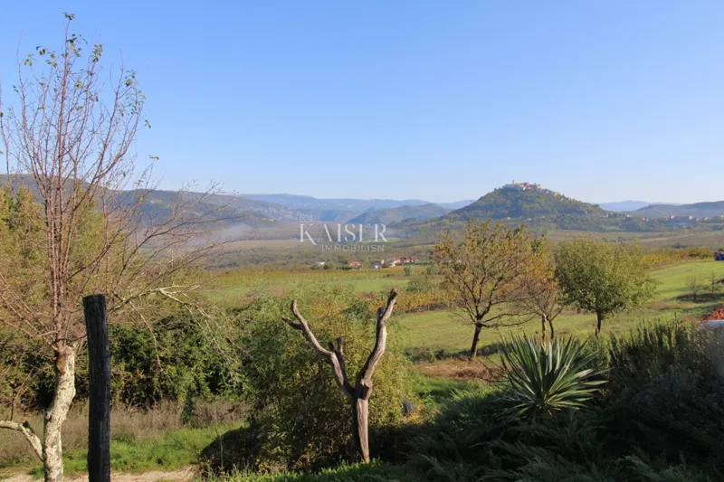 Istria - Motovun, building land, view of Motovun – 3
