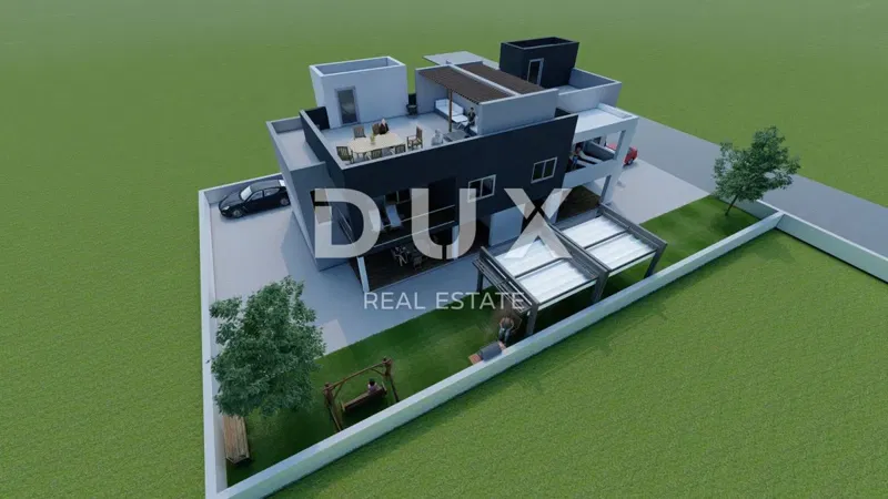 ZADAR, VRSI - Semi-detached House with Private Pool and Huge Terrace with Sea View! A2 – 2