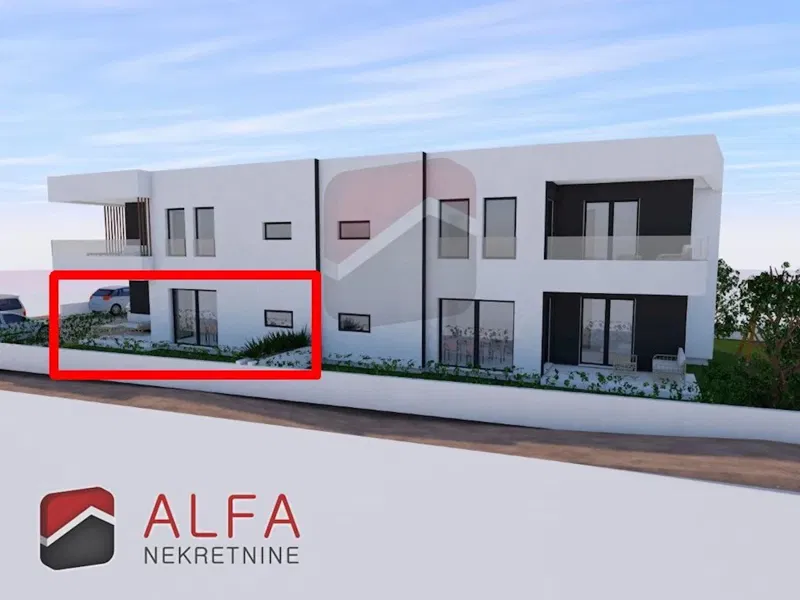 Croazia, Vodice, nuova costruzione, confortevole appartamento al piano terra con giardino in vendita – 2