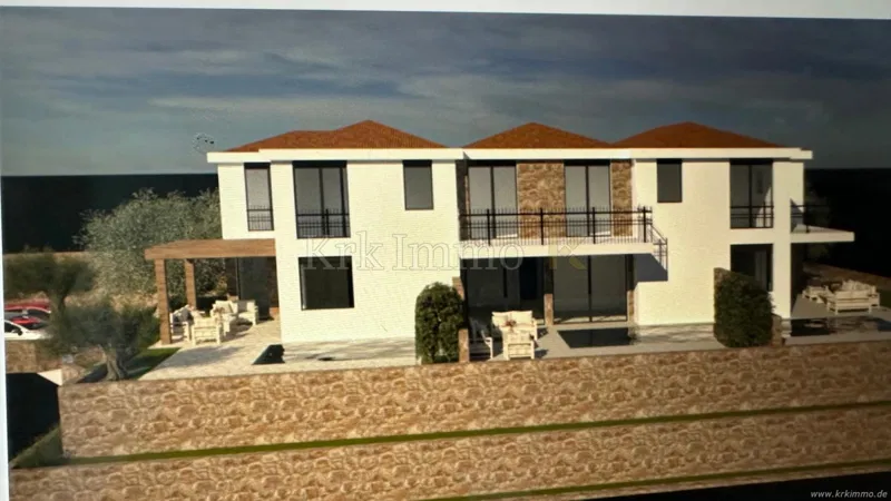 Prodaja: Njivice, novi dvoetažni apartman s bazenom – 2