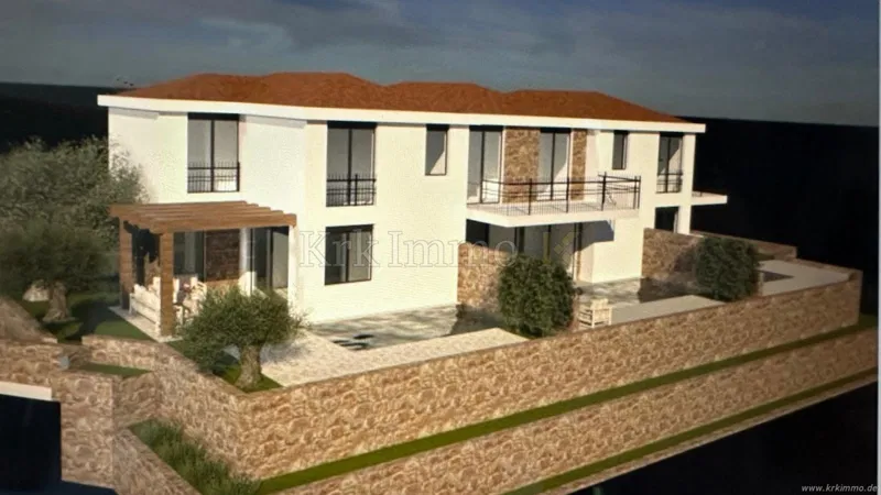 Prodaja: Njivice, novi dvoetažni apartman s bazenom – 3