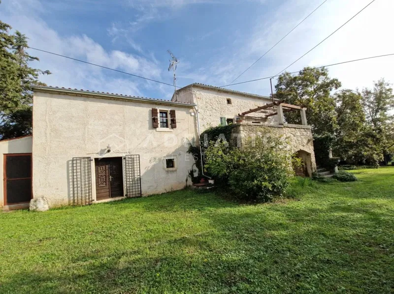 Baderna, surrounding stone house with garden – 3
