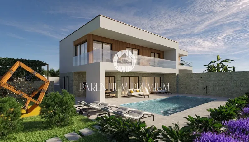 Villa moderna con piscina riscaldata e vista fantastica, arredata con design – 3