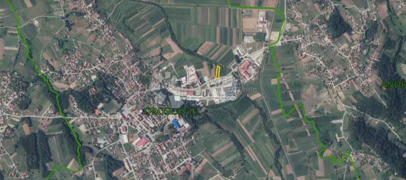 Pozemek Andraševec, Oroslavje, 669m2