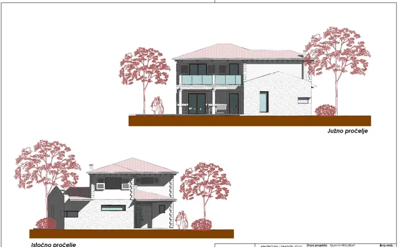 Building land, sea view, with permit – 2
