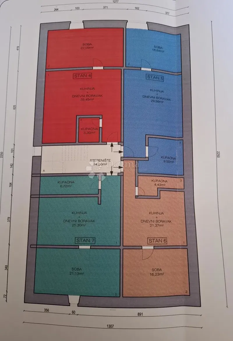 Kraljevica, unfurnished attic – 3